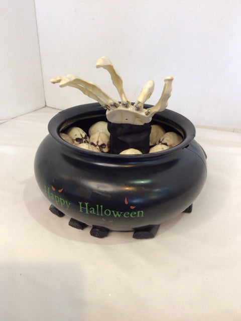 Halloween Black Skeleton Battery Holiday Item