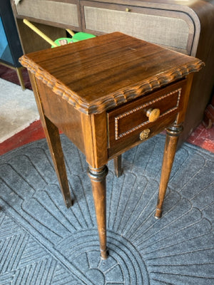 Vintage Wood Side table End/Side Brown Table