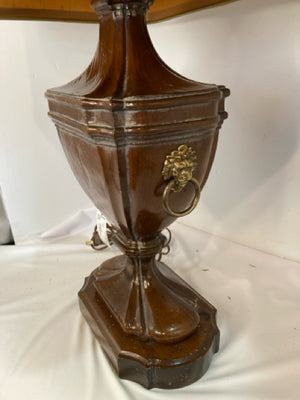 Frederick Cooper Urn Brown 3 Way Lamp