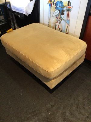 8R9SJ8JL Havenly Velvet Tan Ottoman