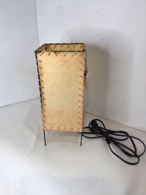 Tan Paper Up Light Lamp