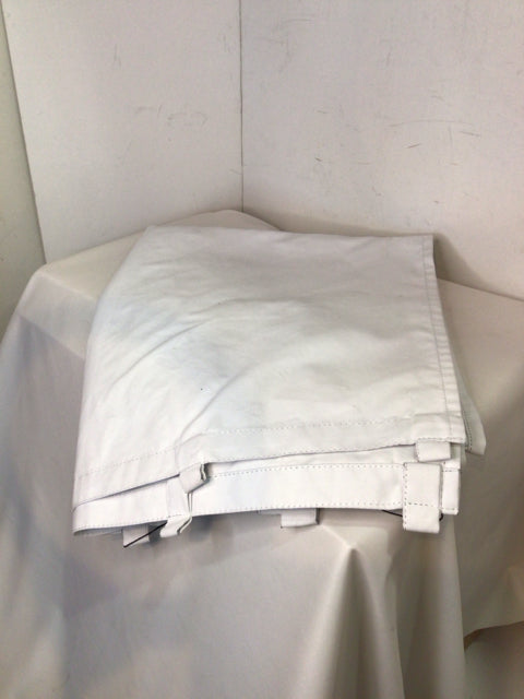 2 Panels Cream Velvet Draperies/Curtains