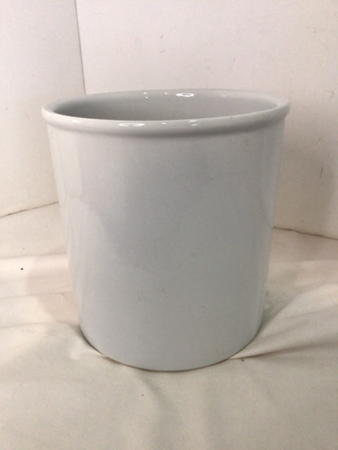 White Ceramic Utensils Pot