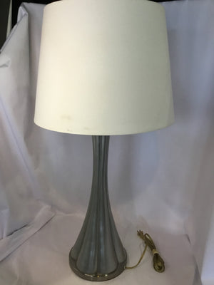 Silver Resin Lamp