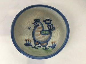 Gray/Blue Pottery Bowl