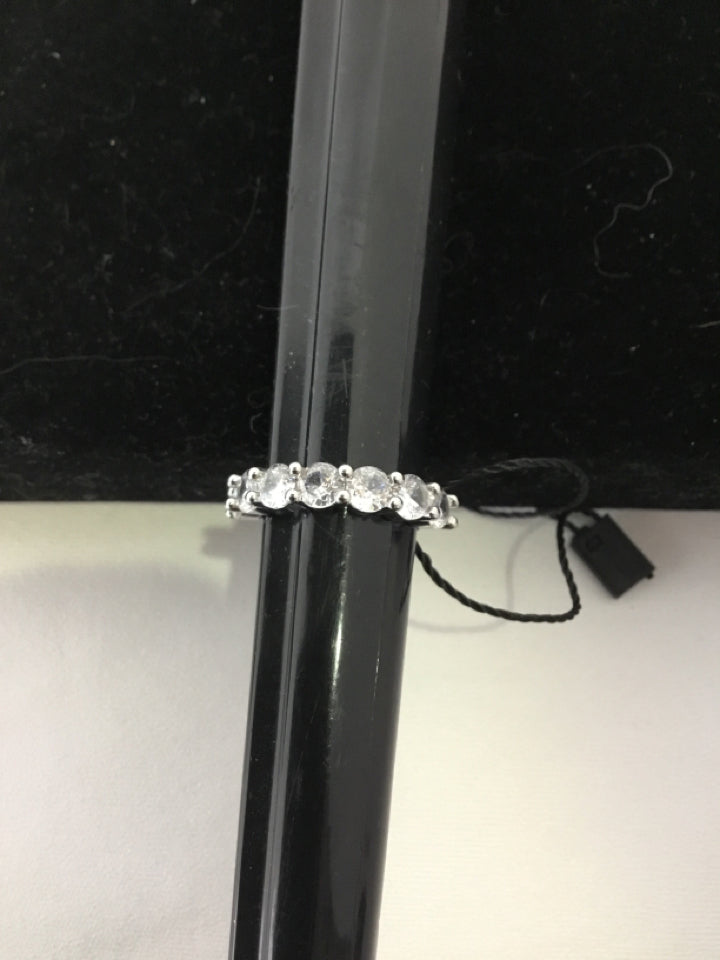 Silver Rhinestone Ring