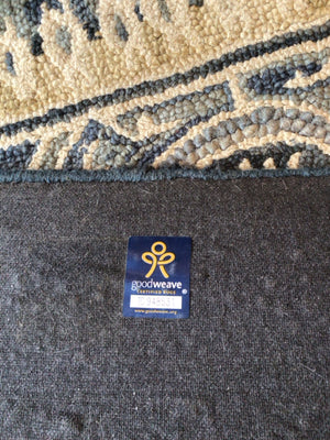 Goodweave Wool Blue/Gray Rug