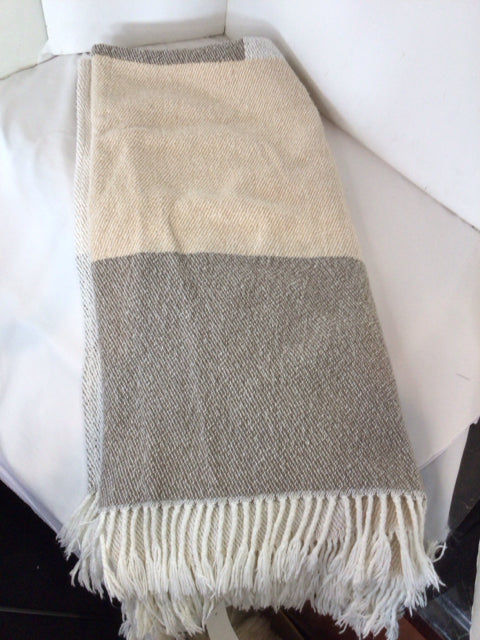 Bohemian Cream Cotton Blanket