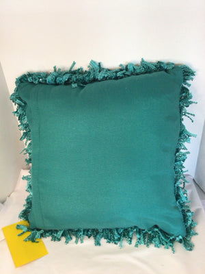 Aqua Textured Pillow