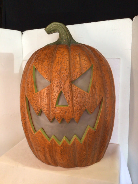 Halloween Orange Plastic Jack o'Lantern Animated Holiday Item