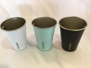 Corkcicle New Aqua Metal Set of 3 Glass