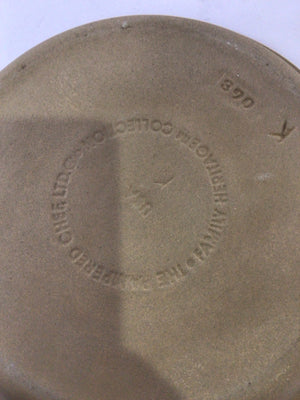 Pampered Chef Tan Stoneware Pie Plate