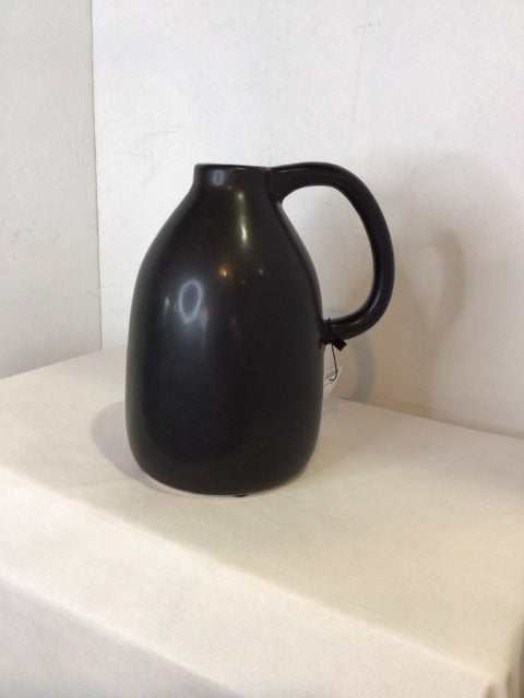 Black Ceramic Vase