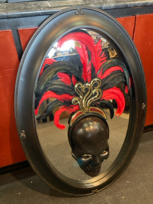 Halloween Black/Red Mirror Holiday Item