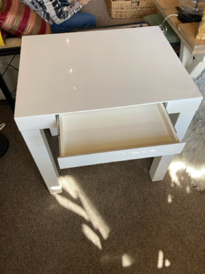 West Elm Modern Laminate Drawer Front White Desk
