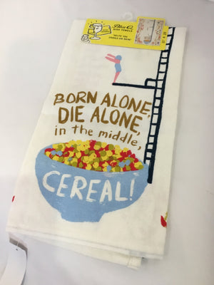 Blue Q White/Multi Cereal Towel