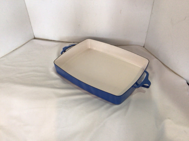 Dansk Enamel Blue/White Casseroles Pan