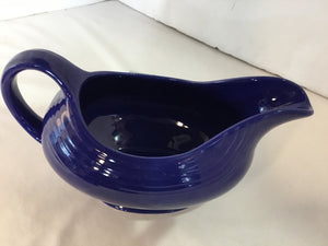 Fiesta Vintage Navy Ceramic Gravy Boat