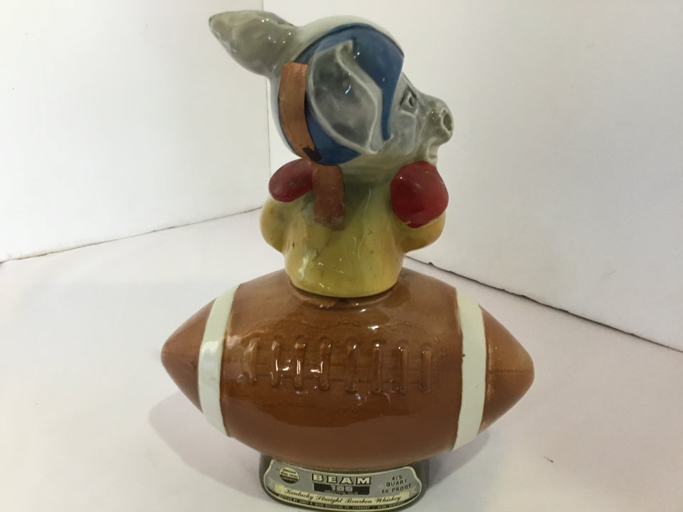Jim Beam Brown Ceramic Donkey Decanter