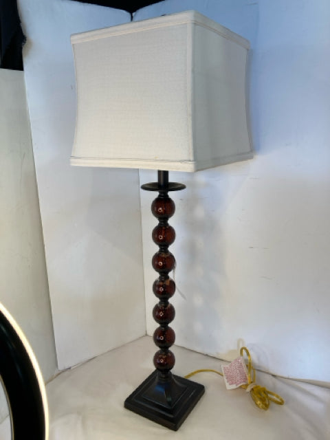 Brown Glass Balls Lamp