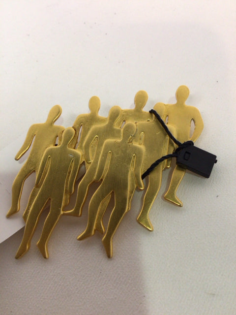 Gold People Pin