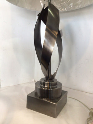 Modern Silver Metal Lamp