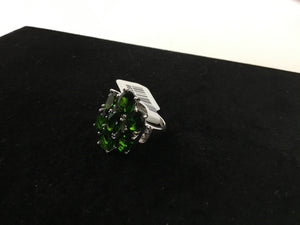 Green Rhinestone Ring