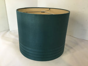 Teal Linen Lamp Shade