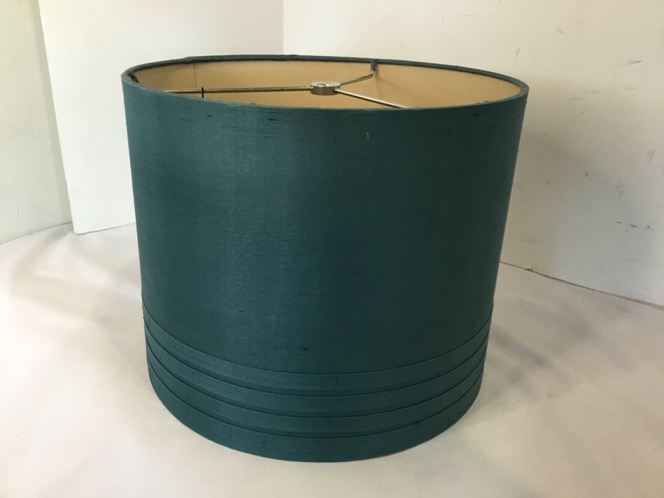 Teal Linen Lamp Shade