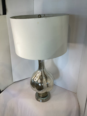 Silver Mercury Glass Lamp
