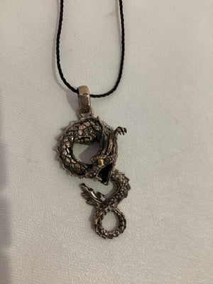 Sterling Silver Dragon Pendant
