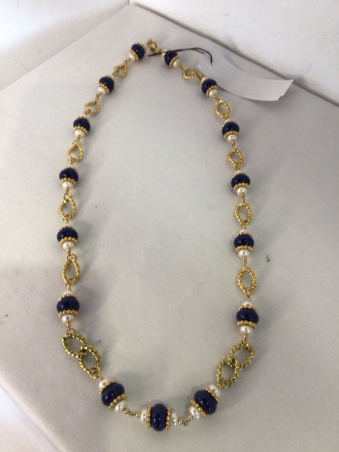 Blue/White Necklace