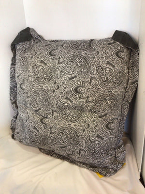 Hillcrest Gray/White Cotton Pillow