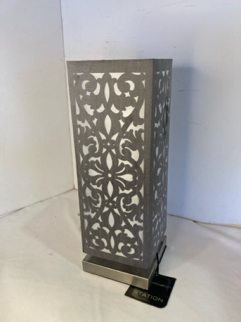 Silver Metal Base Lamp