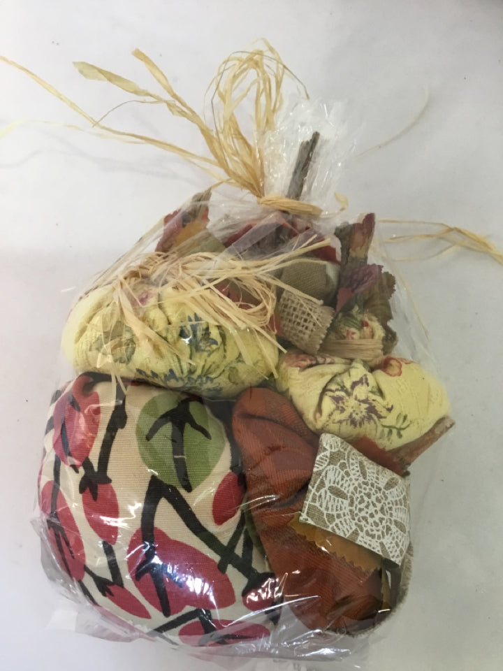 Autumn Fabric Pumpkin Bag of Holiday Item