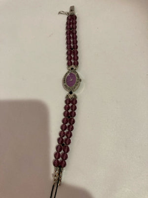 Purple Rhinestone Watch