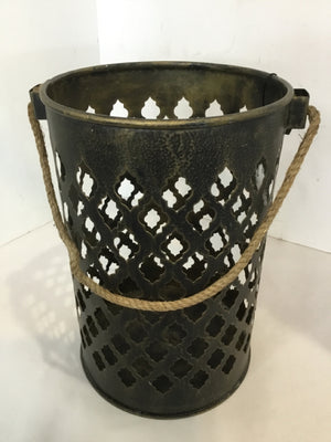 Black Metal Lantern