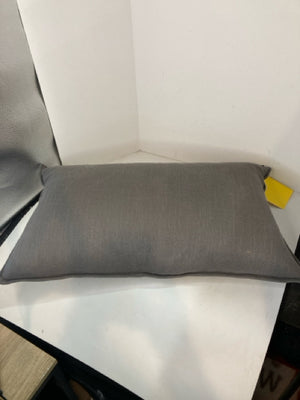 Gray/White Home Pillow