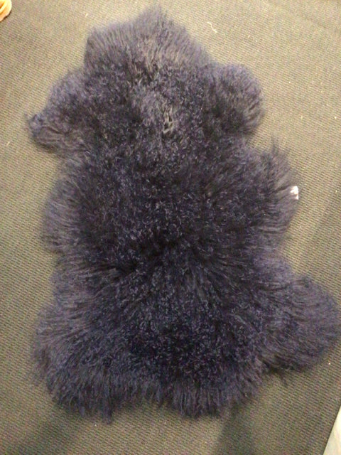 Faux Fur Black Rug