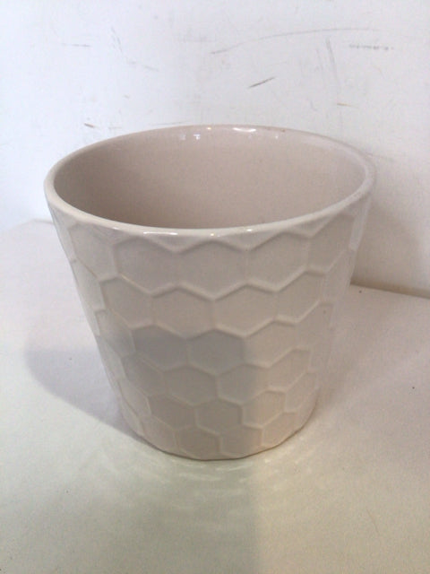 White Ceramic Planter