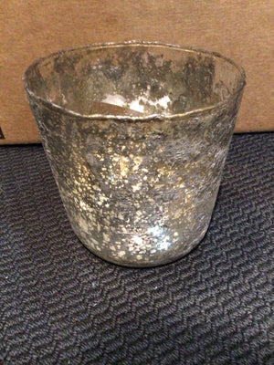 Mercury Glass Candle Holder