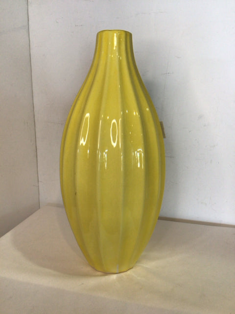 Yellow Ceramic Vase