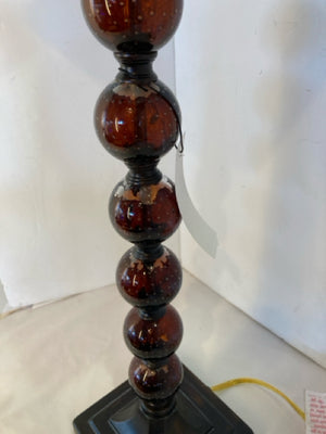 Brown Glass Balls Lamp