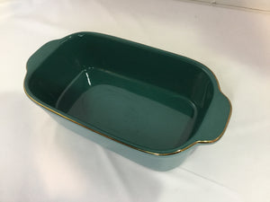 Threshold Baking Teal Stoneware Dish