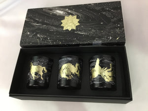 Diptyque Set of 3 Black In Box Candle Set