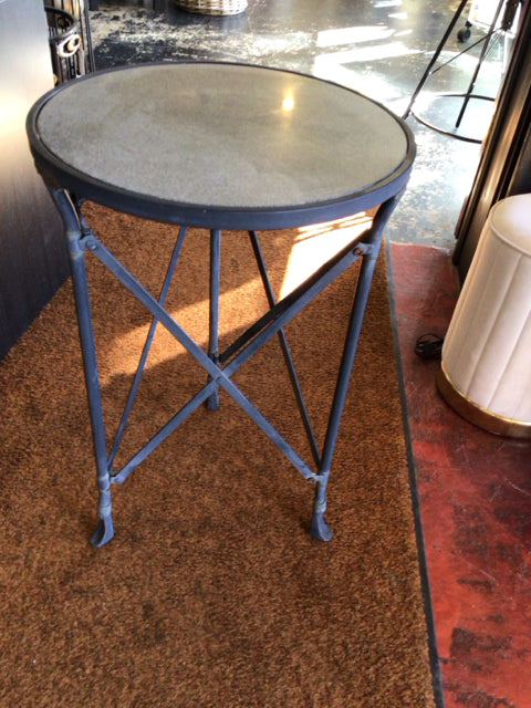Side Marble Gray Table