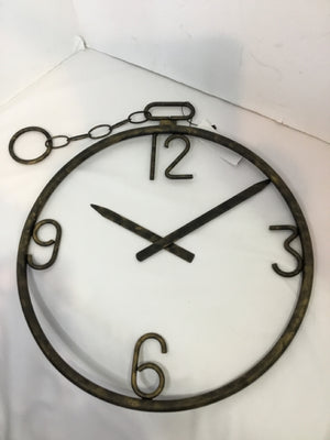 Metal Clock Wall Decoration Art