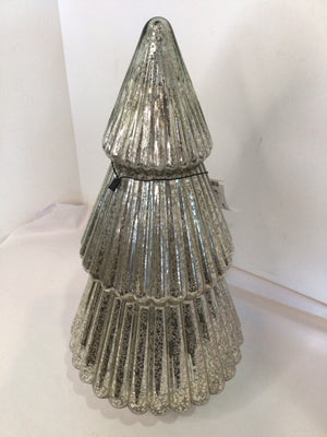 Silver Mercury Glass Tree Holiday Item