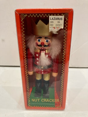 Lazarus Multi-Color Wood Nutcracker Boxed Holiday Item