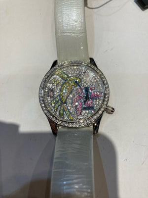 White Rhinestone Bird Watch